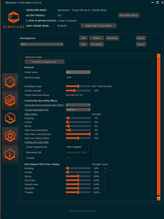 assetto corsa competizione ffb settings assetto corsa competizione ffb settings