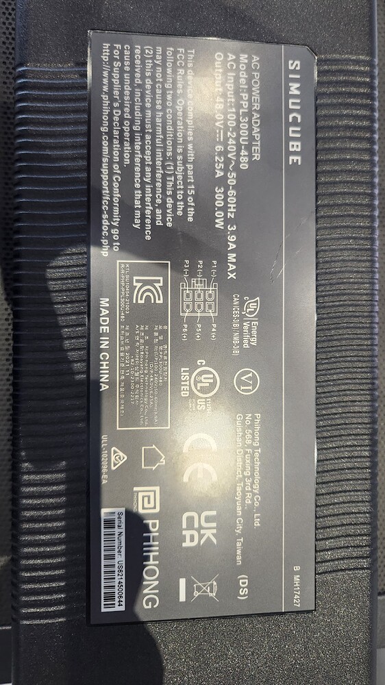 Simucube Pro 2 Power Supply Unit Failure Simucube 2 Granite Devices