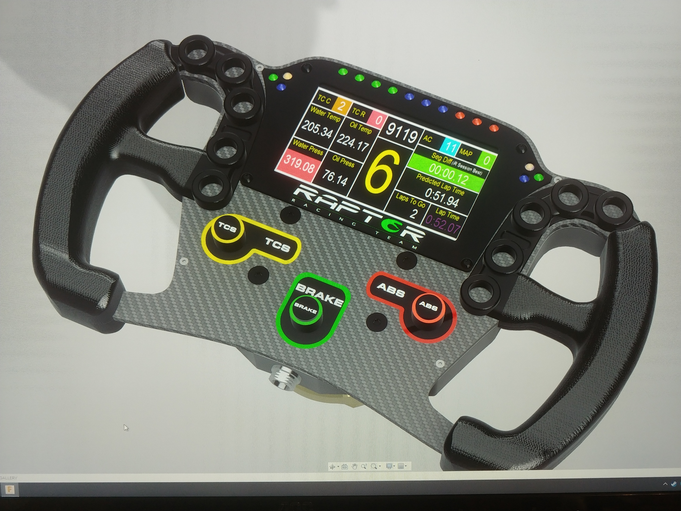 Polsimer - Formula mod for G27 wheel used by F1 driver