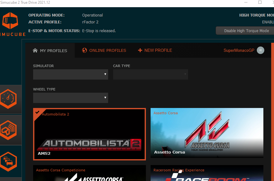 Assetto Corsa and Simucube 2 - Games - Granite Devices Community