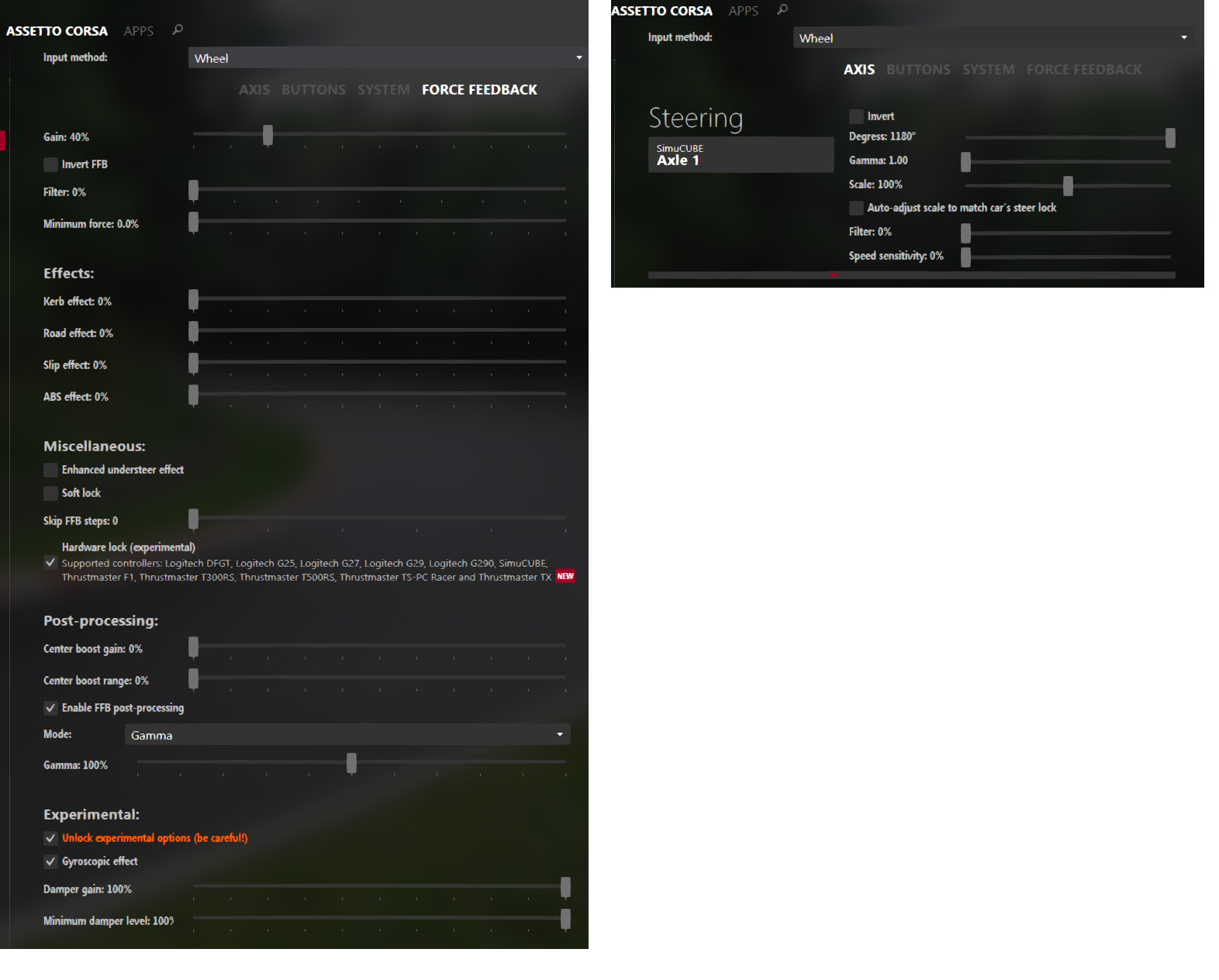 Enable SoftLock in Assetto Corsa with Content Manager 