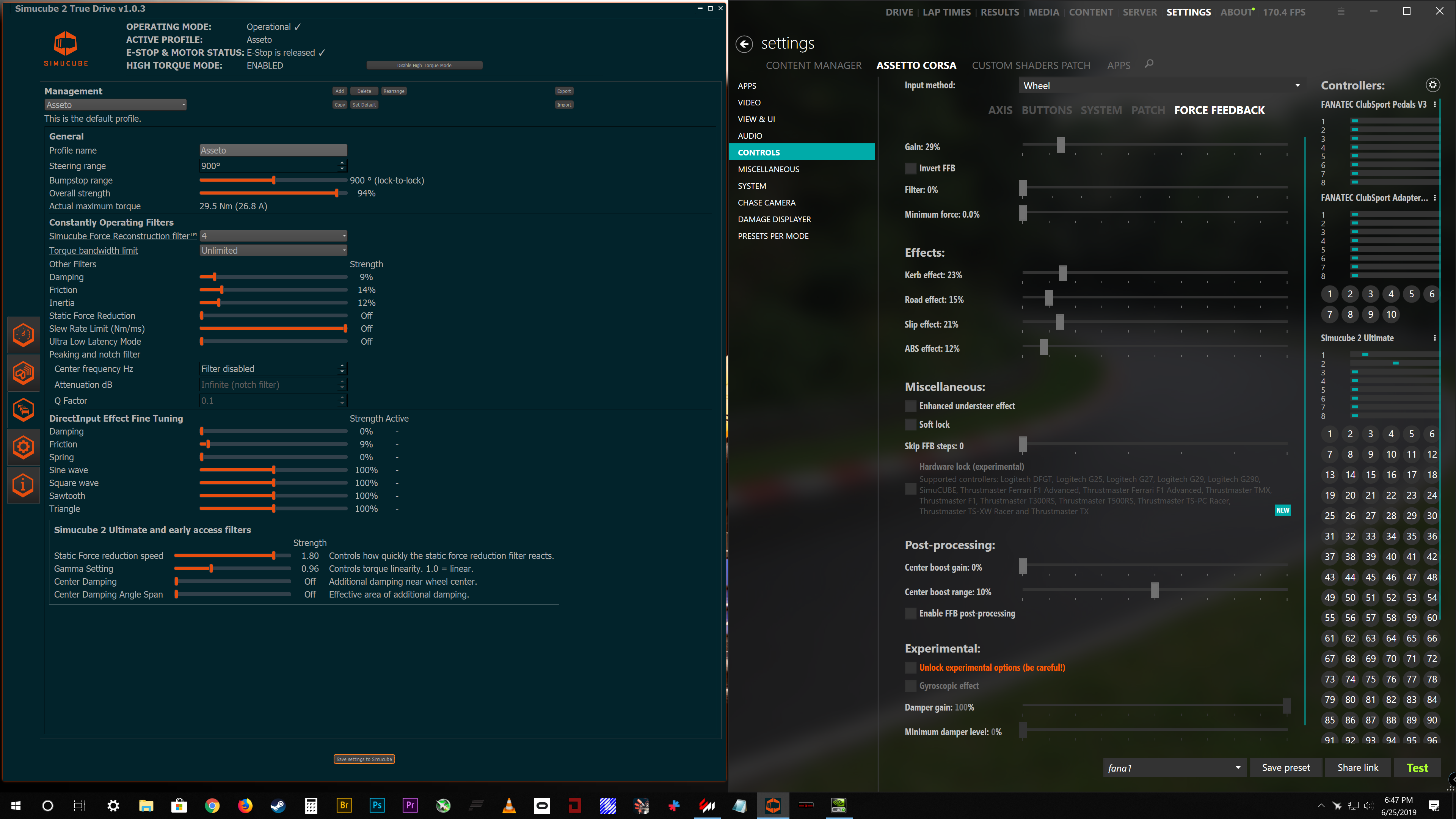 assetto corsa competizione ffb settings