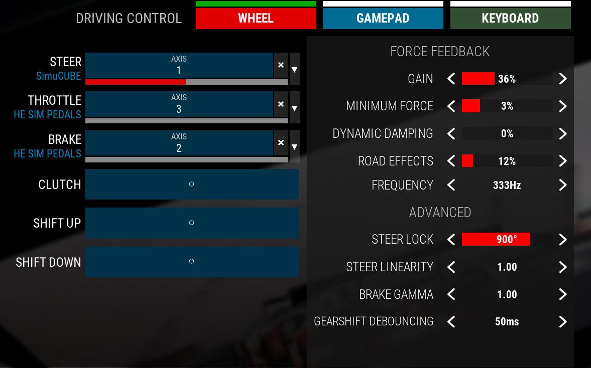 Thrustmaster T300 FFB Settings for Assetto Corsa